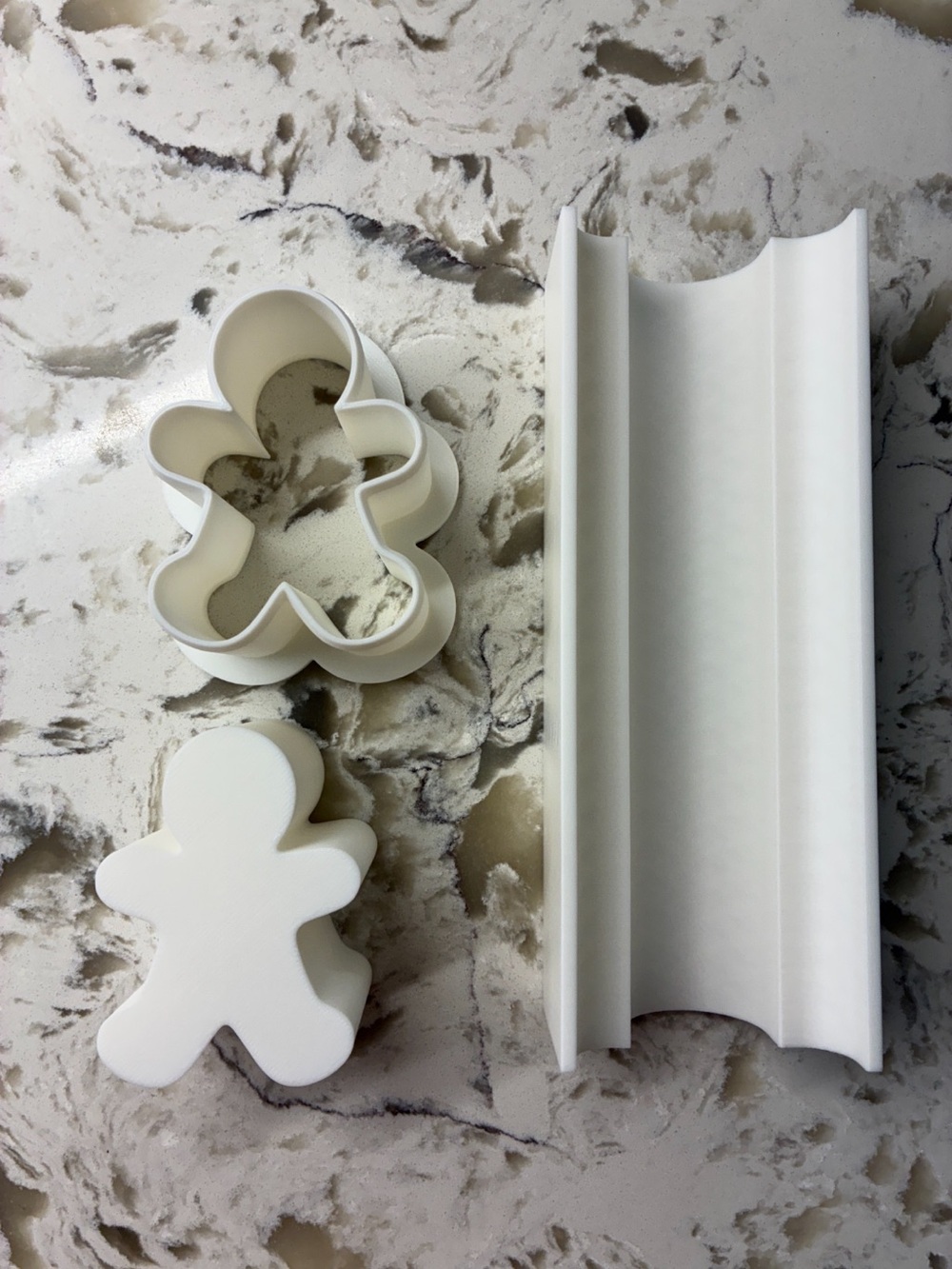 White Gingerbread Cookie Cutter Set by